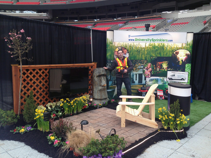 University Sprinklers at the BC Home and Garden Show