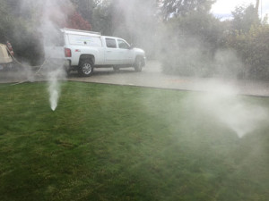 irrigation blow out